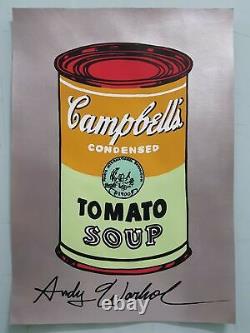 10 Lot Andy Warhol Hand Signed. A3 Watercolor On Paper. Pop Art. Free Shipping