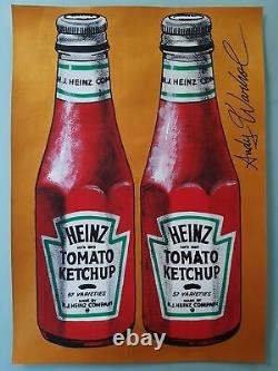 10 Lot Andy Warhol Hand Signed. A3 Watercolor On Paper. Pop Art. Free Shipping