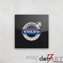 24X24 Volvo Badge Luxury Black Open Edition Print