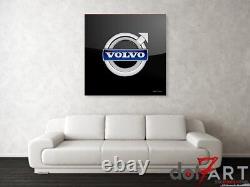 24X24 Volvo Badge Luxury Black Open Edition Print