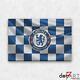 36x24 Chelsea Fc 3d Badge Over Flag Open Edition