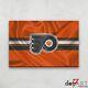 36x24 Philadelphia Flyers 3d Badge Over Silk Flag Open Edition Print