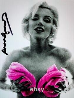 ANDY WARHOL MARILYN MONROE 11x14 PRINT FRAME READY Hand Signed Signature