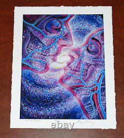 Alex Grey Cosmic Lovers Psychedelic Art Print S/# 89/100 Poster with COA Third Eye