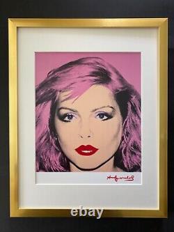 Andy Warhol + 1984 Beautiful Signed Debbie Hary Print Matted And Framed