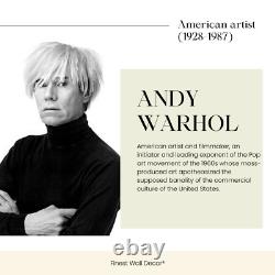 Andy Warhol Art Print Albert Einstein, 1980 Pop Art Hand Signed & COA