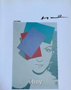 Andy Warhol Art Print Paloma Picasso, 1975 Pop Art Hand Signed & COA