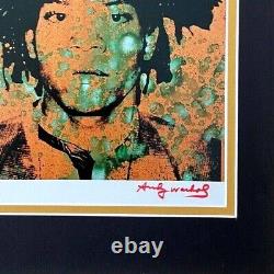 Andy Warhol Awesome 1984 Signed Basquiat Print Matted To Be Framed At 11x14