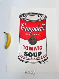 Andy Warhol Campbell's Soup Can, 1962 Signed Hand-Number Ltd Ed Print 22 X 30 in