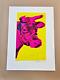 Andy Warhol Cow, 1966 Signed Hand-number Ltd Ed Print 26 X 19 In
