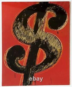 Andy Warhol Dollar Sign Offset Color Lithograph Iconic Pop Art Framed