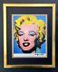 Andy Warhol Gorgeous 1984 Signed Marilyn Monroe Print Matted 11x14 List $649=
