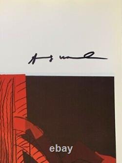 Andy Warhol Hammer and Sickle, 1977, Original Hand Signed Print with COA