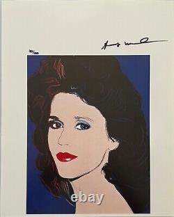 Andy Warhol Hand-Signed Original Print With COA and +$3,500 USD Appraisal