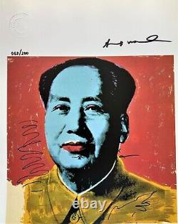 Andy Warhol Mao, 1973, Original Hand Signed Print with COA