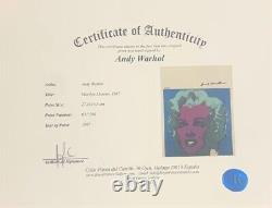 Andy Warhol Marilyn Monroe, 1967, Original Hand Signed Print with COA