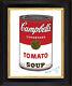 Andy Warhol Original 1984 Signed Campbell's Tomato Soup Can -20x11.5 Art Print