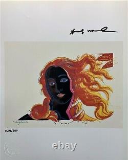Andy Warhol Print Birth of Venus, Hand Signed & COA