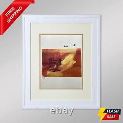 Andy Warhol Print Electric Chair, 1971 Hand Signed & COA