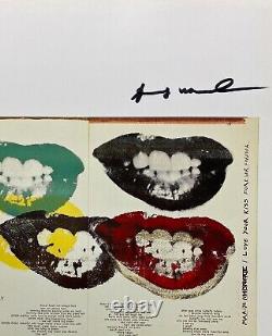 Andy Warhol Print I Love Your Kiss Forever Forever, Hand Signed & COA