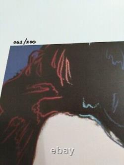 Andy Warhol Print, Jane Fonda, 1982, Signed, #62/200 With COA Nice