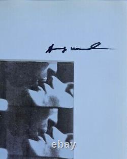 Andy Warhol Print Kiss, 1964 Hand Signed & COA