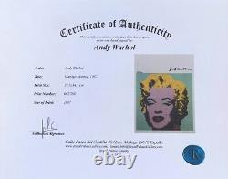 Andy Warhol Print Marilyn Monroe, 1967 Original Hand Signed & COA