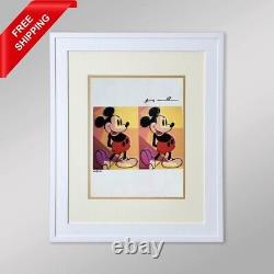 Andy Warhol Print Mickey Mouse, 1982 Original Hand Signed & COA