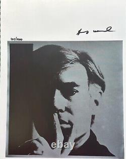 Andy Warhol Print Self-Portrait, Hand Signed & COA