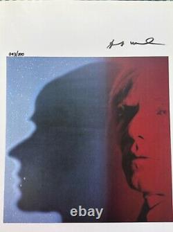 Andy Warhol Print The Shadow, 1981 Hand Signed & COA