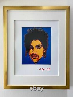 Andy Warhol + Rare 1984 Signed + Prince + Print Matted 11x14 + List $549=