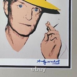 Andy Warhol + Rare 1984 Signed + Truman Capote + Print Matted 11x14 List $549