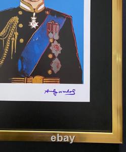 Andy Warhol + Signed 1984 King Charles III Print Mounted & Framed + Buy It Now