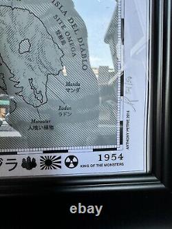 Anthony Petrie Chartzilla Pop Art Screen Print Signed Numbered Godzilla 34/50