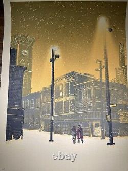 Blacking Out The Friction Art Print Poster By Luke Martin Signed AP Death Cab