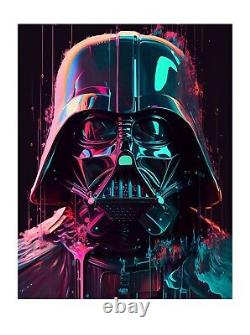 Chris Boyle Darth Vader from Star Wars Film Portrait poster print 3/50