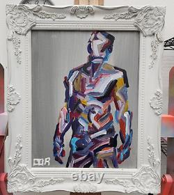 Corbellic Abstract 14x11 Framed Anatomy Man Home Bedroom Interior Decor Pop Art