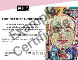 Corbellic Cubism 16x20 Famous Painter Iconic Large Canvas Museum Profile Pop Art