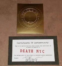 DEATH NYC Ltd Ed signed street Pop art print 45x32cm Marilyn Monroe Pure Evil