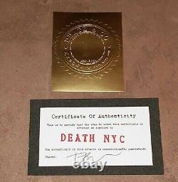 DEATH NYC ltd ed signed LG street art print 45x32cm takashi murakami X dulk luna