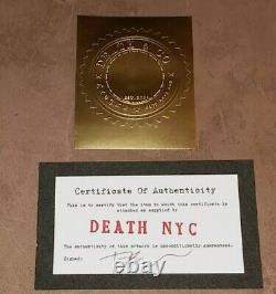 DEATH NYC ltd signed LG street art print 45x32cm Joker batman Joaquin Phoenix