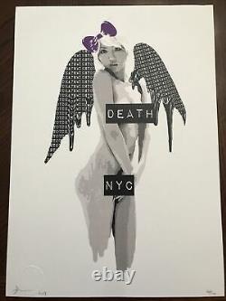 Death NYC LARGE Signed Graffiti Pop Art Print Limited Edition