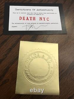 Death NYC LARGE Signed Graffiti Pop Art Print Limited Edition