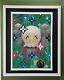 Death Nyc Large Framed 16x20in Pop Art Print Hand Signed Coa Kaws Murakami Lv