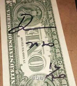 Death NYC Ltd ed US Currency DOLLAR $1 Signed Graffiti Art Print Audrey Hepburn