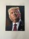 Donald Trump 45th Us President Portrait 18x24 Pop Art Painting Chris Cargill