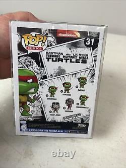 FUNKO POP! Raphael Ninja Turtle PX EXCLUSIVE Signed Guy Gilchrist Art