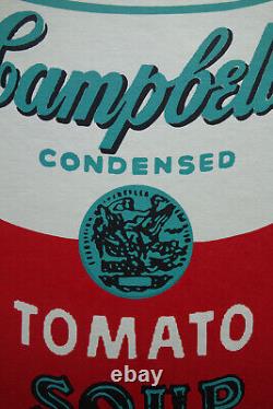 Fine Limited edition Pop Art Silkscreen, Campbells soup can, signed Andy Warhol