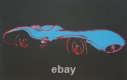 Fine Limited edition Pop Art Silkscreen, Car, signed Andy Warhol