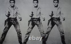 Fine Limited edition Pop Art Silkscreen, Elvis Presley, signed Andy Warhol